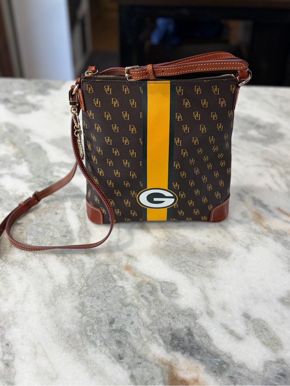 Dooney & Bourke NFL Stadium Signature Zip Crossbody Bag